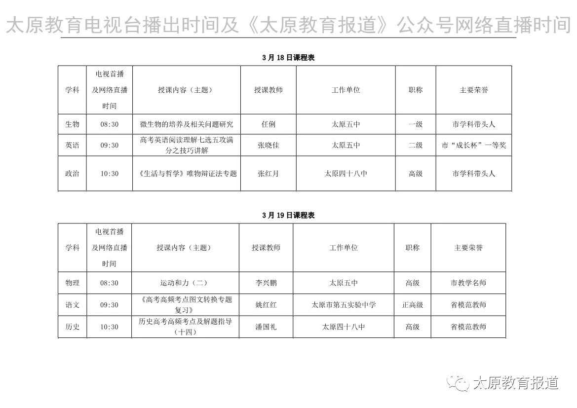 太原教育频道重塑品质，助力学生成长之路重播特辑