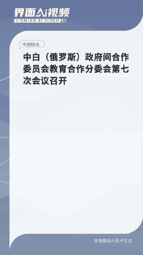 中白（俄罗斯）政府间合作委员会教育合作分委会第七次会议召开，深化教育合作，共谋发展未来